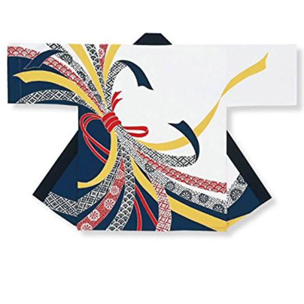 法被 半纏 白 紺 熨斗目 はっぴ ハッピ 祭 メンズ レディース （m若