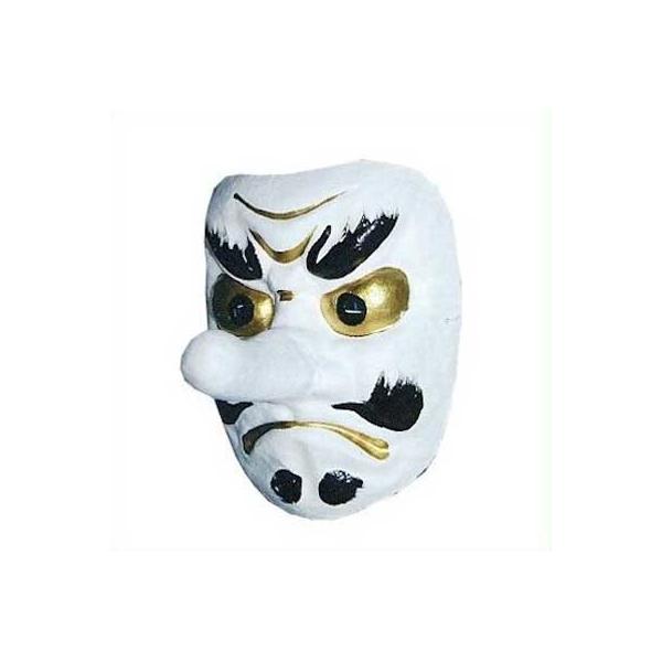 お面 白天狗 踊り 小道具 （s3275） 天狗 日舞 日本舞踊 時代劇 おめん