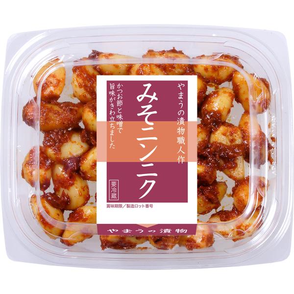 漬物 おつまみ DC みそニンニク 75g 6個単位 (要冷蔵) ご飯のお供 おつまみ 味噌漬 やまうの漬物