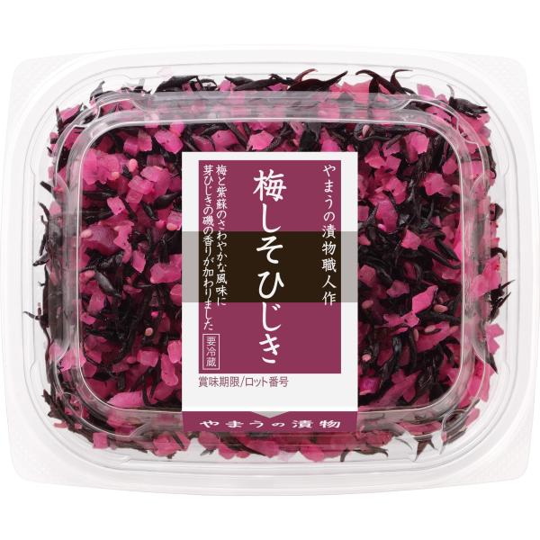 DC 梅しそひじき 65g 6個単位 (要冷蔵) ご飯のお供 ふりかけ やまうの漬物