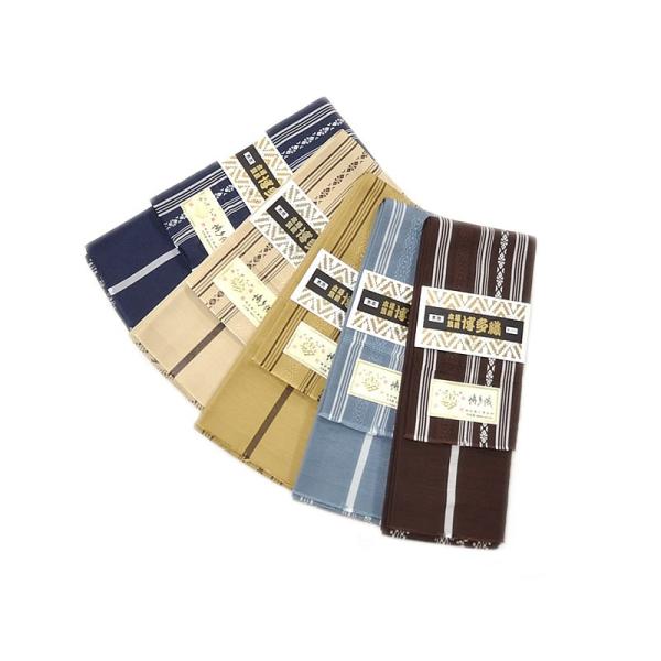 森博多織 男物 正絹 本場筑前博多織 角帯 献上柄 全5色 [ 0602