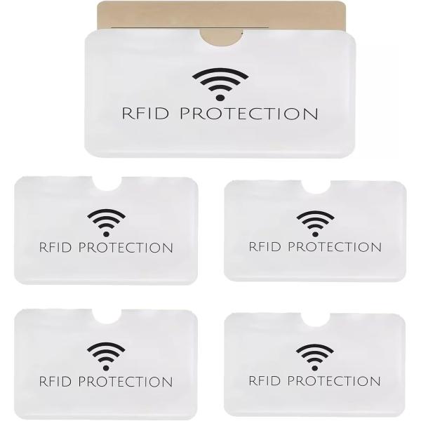 5枚セット カード保護ケース RFID 磁気防止 スキミング 防止 防水 防塵