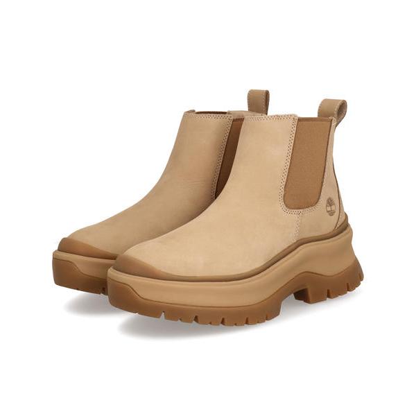 Timberland ティンバーランド ROXIE LANE MID CHELSEA BOOT レディースサイドゴアブーツ 厚底(ロキシーレーンミッドチェルシーブーツ) 0A28XM ライトベージュ Timberland（ティンバーランド） ROXIE LANE MID CHELSEA BOOT