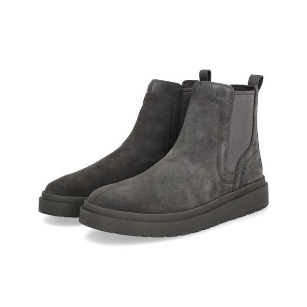 Clarks ダークグレー サイドゴアブーツ スエード UK7G 未使用 Clarks（クラークス） POLDEN EASY メンズブーツ サイドゴア ポール