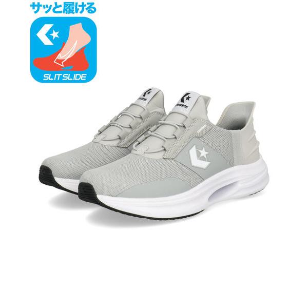 converse コンバース CAVESTAR SLIT SLIDE レディーススニーカー スリッポン(ケイブスタースリットスライド) 33600044 [HF] グレー【レディース】 CONVERSE（コンバース） CAVESTAR SLIT SLIDE レディーススニーカー