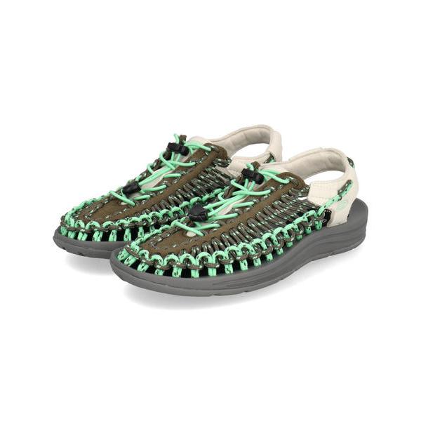 KEEN キーン UNEEK レディーススポーツサンダル アウトドアシューズ ウィメンズユニーク 1032189 バーチ/キャベッジ