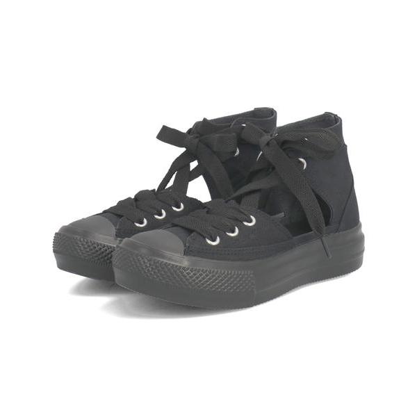 【CONVERSE】コンバース ALL STAR LIGHT PLTS GHILLIE HI CONVERSE ALL STAR LIGHT PLTS GHILLIE HI BLACK 22FW-I