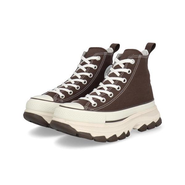 converse コンバース ALL STAR TREKWAVE CB HI レディーススニーカー 厚底(オールスタートレックウエーブCBハイ) 31315860 コーヒーブラウン CONVERSE（コンバース） ALL STAR TREKWAVE CB HI レディース