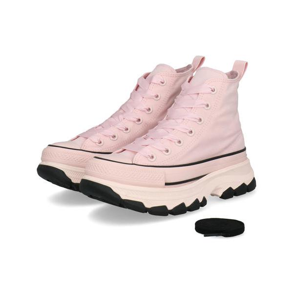 converse コンバース ALL STAR TREKWAVE BP HI レディーススニーカー ハイカット 厚底(オールスタートレックウエーブBPHI) 31316400 パウダーピンク CONVERSE（コンバース） ALL STAR TREKWAVE BP HI レディース