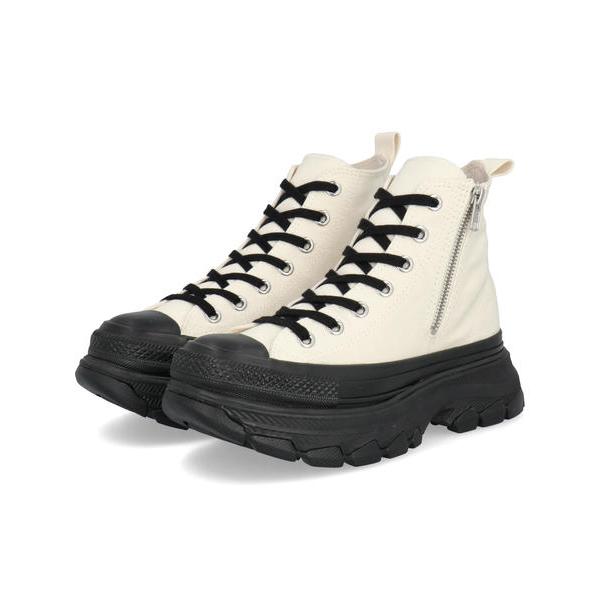 converse コンバース ALL STAR TREKWAVE Z HI レディーススニーカー ハイカット 厚底(オールスタートレックウエーブZHI) 31316740 オフホワイト/ブラック CONVERSE（コンバース） ALL STAR TREKWAVE Z HI レディーススニーカー