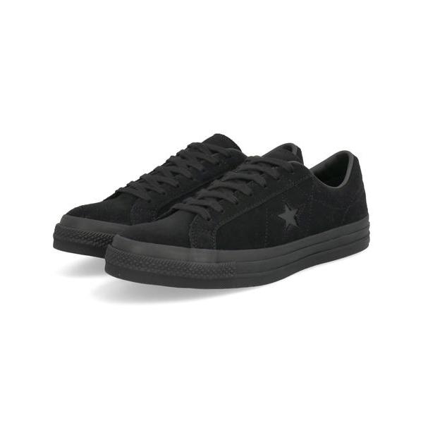 コンバース CONVERSE ワンスター レザー ブラック モノクローム 日本製 CONVERSE converse コンバース ONE STAR SUEDE 本革 レディース