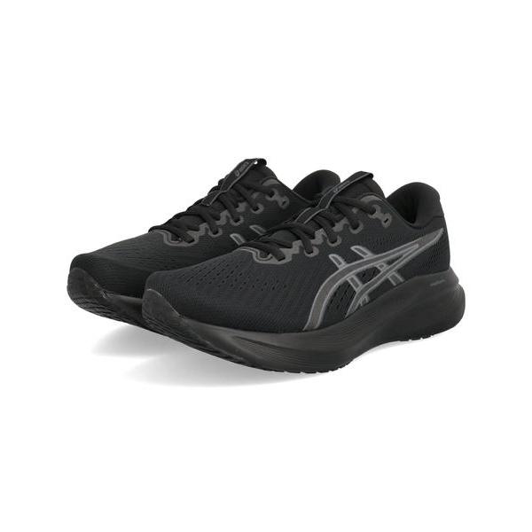 ASICS アシックス GEL-EXCITE 11 軽量 メンズスニーカー ランニングシューズ 厚底 ゲルエキサイト11 1011C080 002 ブラック/キャリアグレー