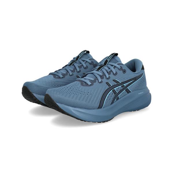ASICS アシックス GEL-EXCITE 11 軽量 メンズスニーカー ランニングシューズ 厚底 ゲルエキサイト11 1011C080 400 ウィンターシー/ブラック