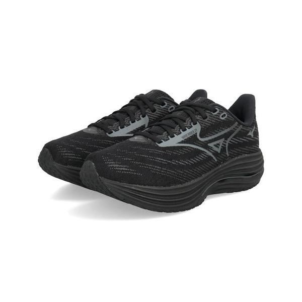 mizuno ミズノ WAVE RIDER 29 SW【幅広4E/軽量】メンズスニーカー ランニングシューズ(ウエーブライダー29スーパーワイド) J1GC2565 03 ブラック/ブラック MIZUNO（ミズノ） WAVE RIDER 29 SW 幅広4E 軽量 メンズスニーカー