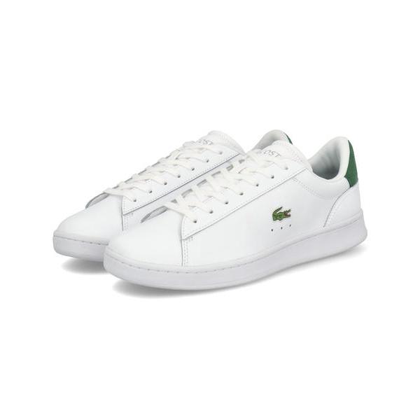 LACOSTE ラコステ CARNABY SET 224 1 SMA メンズレザースニーカー(カーナビーセット2241SMA) 48SMA0011 1R5 ホワイト/ダークグリーン LACOSTE（ラコステ） CARNABY SET 224 1 SMA メンズレザースニーカー