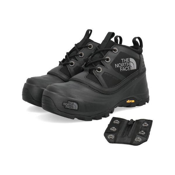 THE NORTH FACE ザ・ノースフェイス  SHOT LOW WP ARCTIC GRIP【防水透湿/保温/凍結路対応/2WAY】メンズブーツ(スノーショットローWPアークティックグリップ) NF52583 KK ブラック/ブラック THE NORTH FACE（ザ ノースフェイス） SNOW SHOT LOW WP ARCTIC GRIP