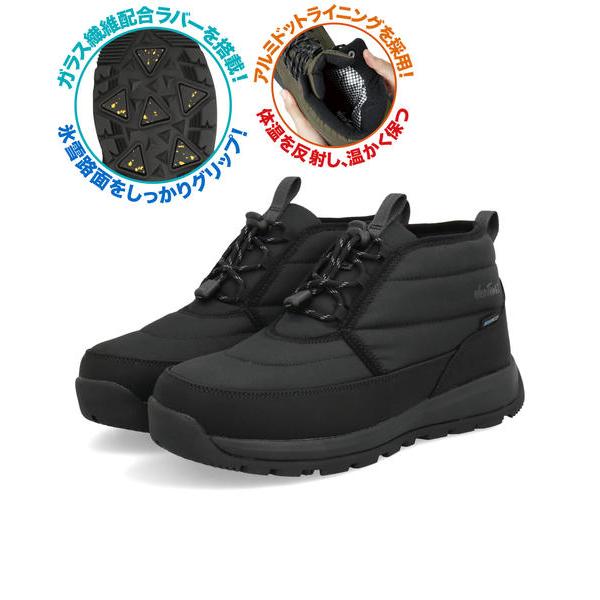 WILD THINGS（ワイルドシングス） メンズ ウィンターブーツ 防水 滑り