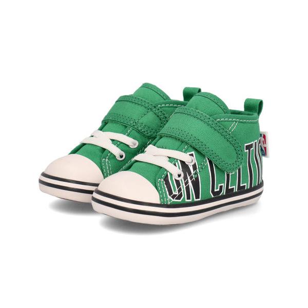 ベビーオールスターNから北米プロバスケットボールリーグNBAとのコラボレーションモデルが登場！ロサンゼルス・レイカーズ、ボストン・セルティックスをモチーフにラインナップ。今作は、ボストン・セルティックスのチームカラー アッパーに、ロゴを大胆...