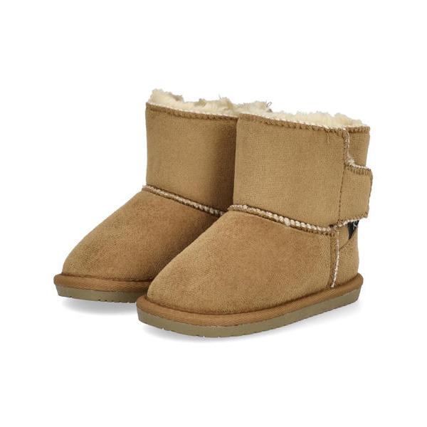 ふんわり暖かな履き心地でウィンターシーズンの定番アイテム、ベビー用ボアブーツ。アッパーには、スポンジ入りのソフトなマイクロスエードを採用。ブーツ内側全体に、ふわふわのフェイクファーを採用し、お子さまの足をつま先まで暖かく包み込みます。返りの...