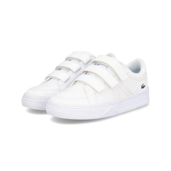新品　ラコステ　キャンバス　スニーカー　ホワイト　26㎝ LACOSTE ラコステ キャンバス シューズ 白靴 スリッポン