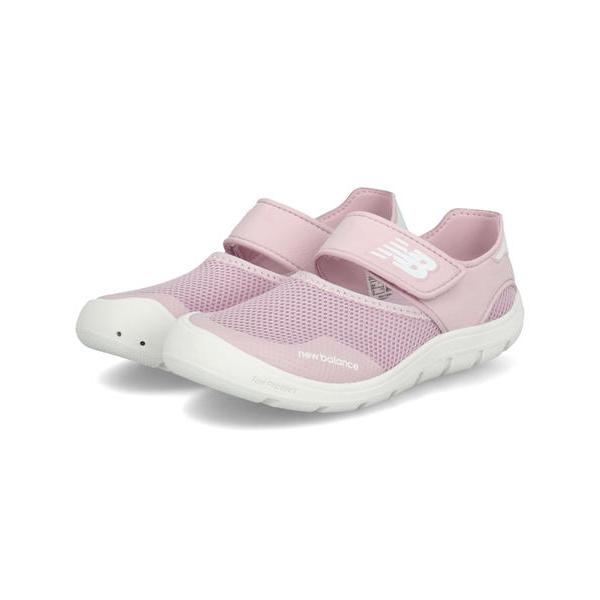new balance ニューバランス Y208 キッズサンダル サマーシューズ 子供靴 水陸両用 ワンベルト Y2081OL ピンク