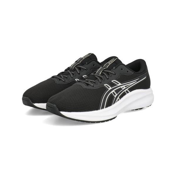 ASICS アシックス GEL-EXCITE 11 GS 軽量 キッズスニーカー ランニング 運動会 子供靴 ひも靴 ゲルエキサイト11GS 1014A374 001 ブラック/メテオグレー