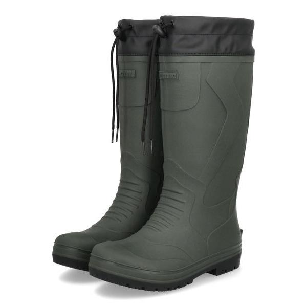冬の悪天候時に活躍する、防寒・グリップ性に優れたウインター仕様のレインブーツ。安心感のあるロング丈で水の浸入をしっかりガード。内側全面に保温性を高めるフリース素材、中敷にもこもこのボアを使用し、足元を暖かく包みます。また深い切り込みを入れた...