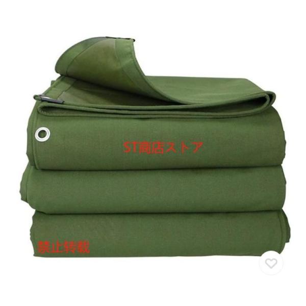 テントの防水シート 厚いキャンバス油布防水日焼け止めの防水シートトラックの雨布布屋外日陰布 600gm2（厚さ0.8MM） それは広く使用されています