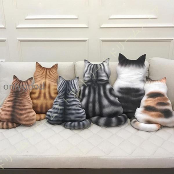 リアル 猫 大きい 特大 サイズ ぬいぐるみ ブリティッシュショートヘアー アメリカンショートヘア 茶トラ 枕 抱き枕 ふわふわ モチモチ プレゼント ギフト