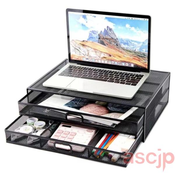 【製品寸法】：モニター台 卓上，長さ40cm、幅30cm、高さ11cm、ほとんどの家庭やオフィススペースに適しています。自宅でもオフィスでも、作業効率を大幅に向上させ、健康的な生活を促進するとともに、活動を便利にサポートします。【頑丈な構造...