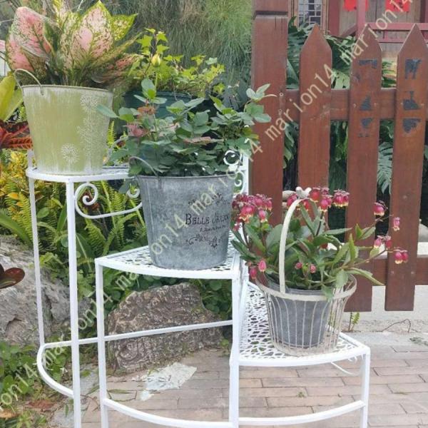 プランターベース 花台 アイアン 植木鉢 鉢 ポット スタンド フラワー