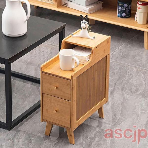 厳選された素材：収納キャビネットは竹、繊維板、竹でできており、質感が硬く、模様が美しく、形状はシンプルでスマートです。脚は安定していて頑丈で、閉じたダブルプルデザイン、アルミニウム合金のハンドルは強い質感と耐久性があります。スペースを節約：...