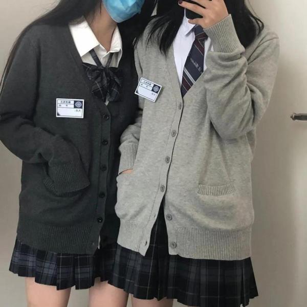カーディガン スクール 学生服 女子高生 中学生 制服 薄手 無地 レディース 通勤 通学 アウター シンプル コスチューム お洒落 羽織り ゆったり