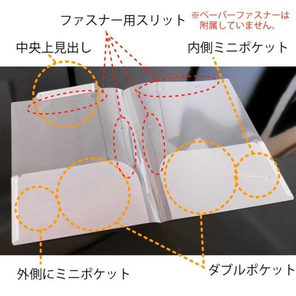 送料無料 カルテフォルダー 10枚 ヨコ置き 上見出し 見開きタイプ マチ付 ダブルポケット付クリアファイル カルテホルダー Sa05 Buyee Buyee Japanese Proxy Service Buy From Japan Bot Online