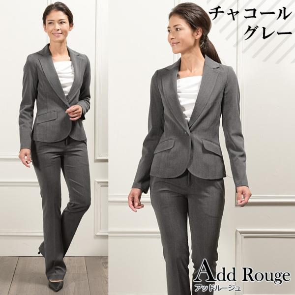 リクルートスーツ 女性 スーツ レディース パンツスーツ 2点セット ストレッチ 通勤 ビジネス 就活 面接 大きいサイズ 小さいサイズ 40