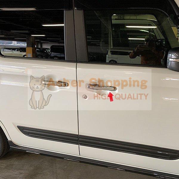 スズキ スペーシアギア Mk53s 19 サイドドアハンドルカバー ドアノブトリム メッキ ステンレス 鏡面 カスタムパーツ 8pcs Xc Asher Shopping 通販 Yahoo ショッピング