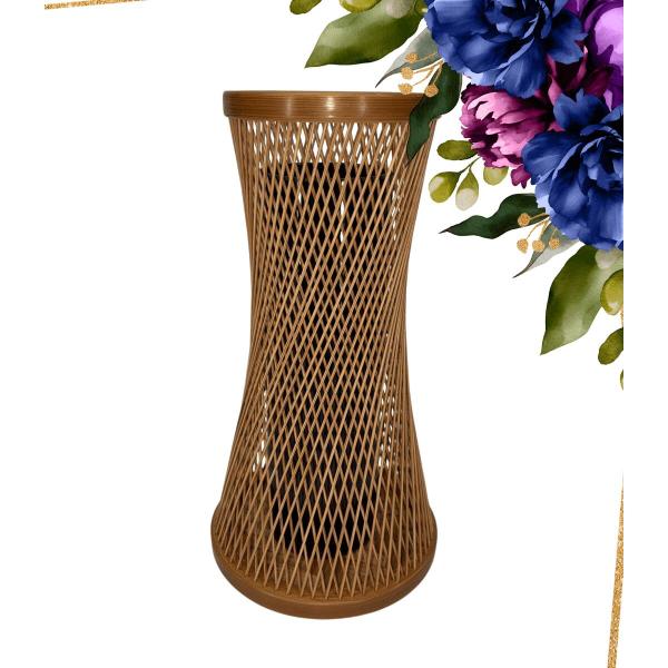 駿河竹千筋細工 花器  花音