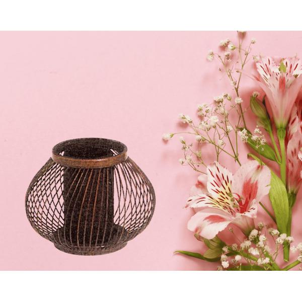 駿河竹細工花器 雫 日本製