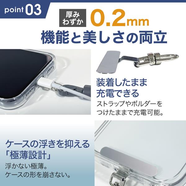 anan5���E6�����f�� 3���Z�b�g �X�g���b�v�z���_�[ �X�}�z �X�e�����X �ő�׏d39.96kg 360�x��] ���h�~�V�[�� �ɔ�0.2mm �S�@��Ή� �X�g���s�^ micolla ���i�摜5