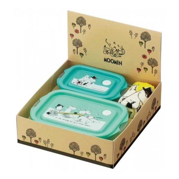 保存容器やおしぼりにはムーミンたちのデザイン入りです。フタをしたまま電子レンジOKのエアーバブル付きフードコンテナセット内容レンジ容器(大1個)17.8×11.9×5.5cmレンジ容器(小1個)13.3×8.6×5.4cmタオル1枚28×3...