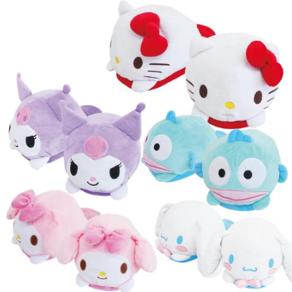 sanrio（サンリオ） ぬいぐるみ スリッパ キャラクター 防寒 グッズ