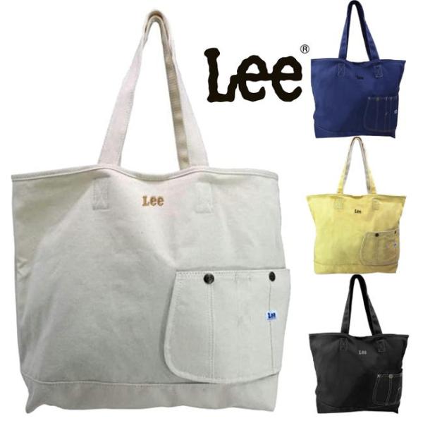 Lee（リー） トートバッグ オーバーオールサイドポケット キャンバス