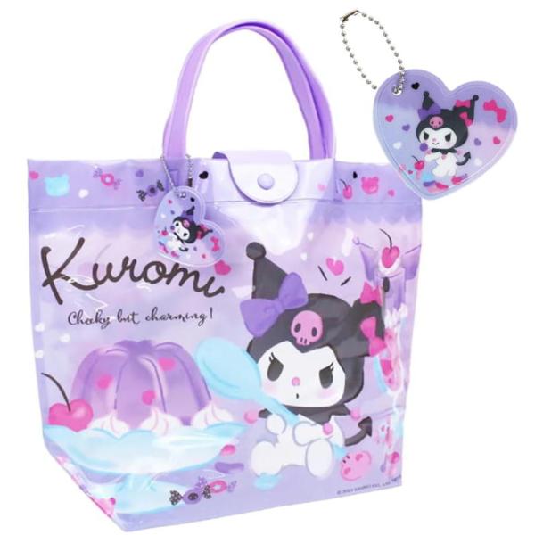 他サイト： プールバッグ クロミ バケット型 サンリオ キャラクター ビーチバッグ 高波クリエイト 水着入れ 水着バッグ パープル124910の商品画像
