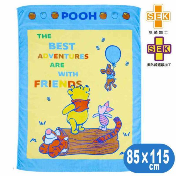 【お昼寝ケット】ディズニー くまのプーさん アドベンチャーフレンド品番 2125023300JANコード 4992272912104お子様のお昼寝用にピッタリなお昼寝ケットです。綿100%だから肌にも優しく、吸水性にも優れています。制菌加工...