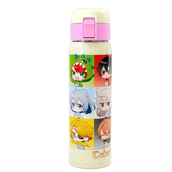 カラフルピーチ　真夏の桃祭り　サーモボトル　水筒130ml ashop01_2407-4144