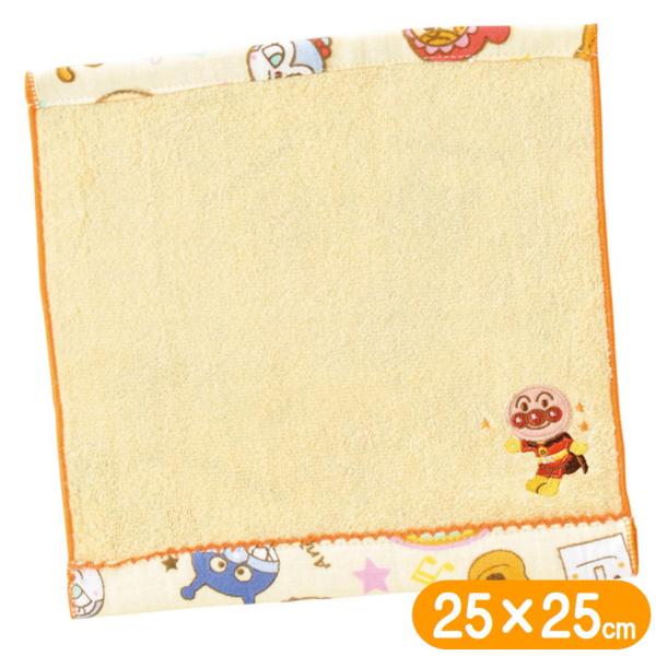 丸眞 アンパンマン タオルハンカチ みんなのともだち ガーゼ 25×25cm