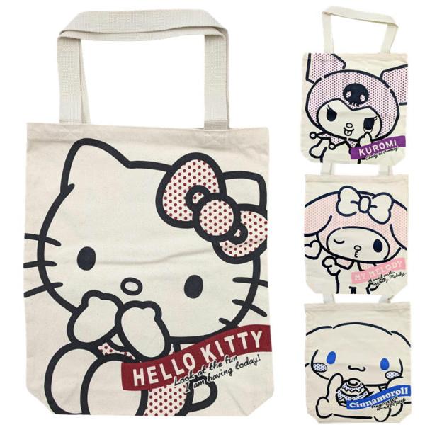 sanrio（サンリオ） トートバッグ キャラクター ドットカラ― BIG
