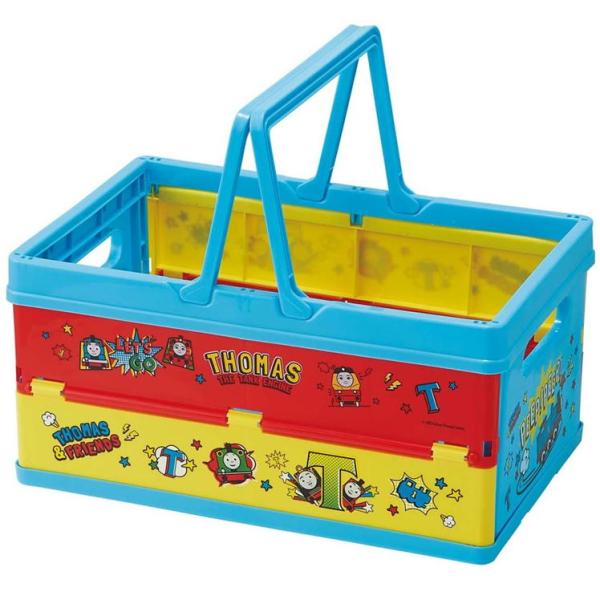 キャラクターかわいいデザインのおもちゃ箱 です。 リビングや子供部屋のおもちゃなどの片付けや 整理整頓に便利な折りたたみバスケット 使わない時は折りたためてコンパクトです。 同じボックスがあれば重ねることができます。 持ち手付きで持ち運びが...