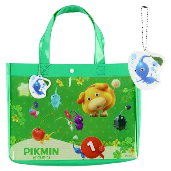 かわいいピクミンたちがプリントされたプールバッグですかわいいキャラクターの角型プールバッグです裏面に名前が書けるネームホルダー付きです小学校や幼稚園でのプールの授業や水泳教室にサイズ:(約)36×28×11cm素材・材質:PVC生産国:中国...