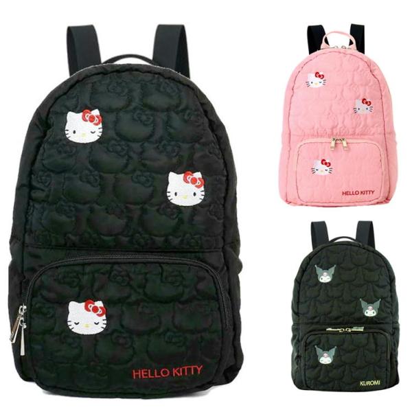 sanrio リュック サンリオ キャラクター キルティング 刺繍 クロミ